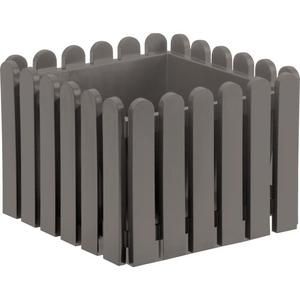 EMSA Bac ? fleurs LANDHAUS 38 x 38 x 31 cm - Gris quartz