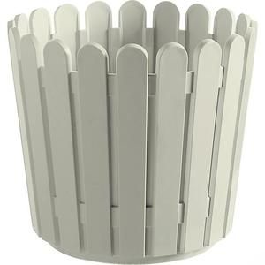 EMSA Bac ? fleurs LANDHAUS ? 30 cm - Gris soie