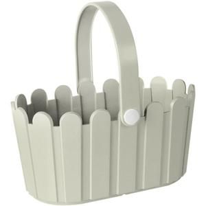 EMSA Jardini?re panier LANDHAUS 28x18 cm - Gris soie