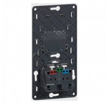LEGRAND - Chargeur USB/2 postes + T semi-encastré F/B - Céliane - 067116