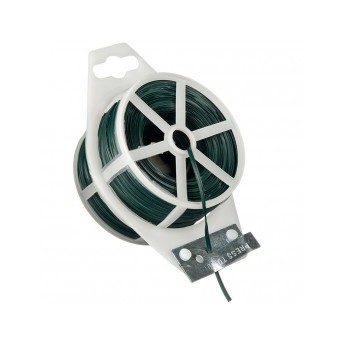 Rouleau de fil plastique armé vert - 100 m - CIS