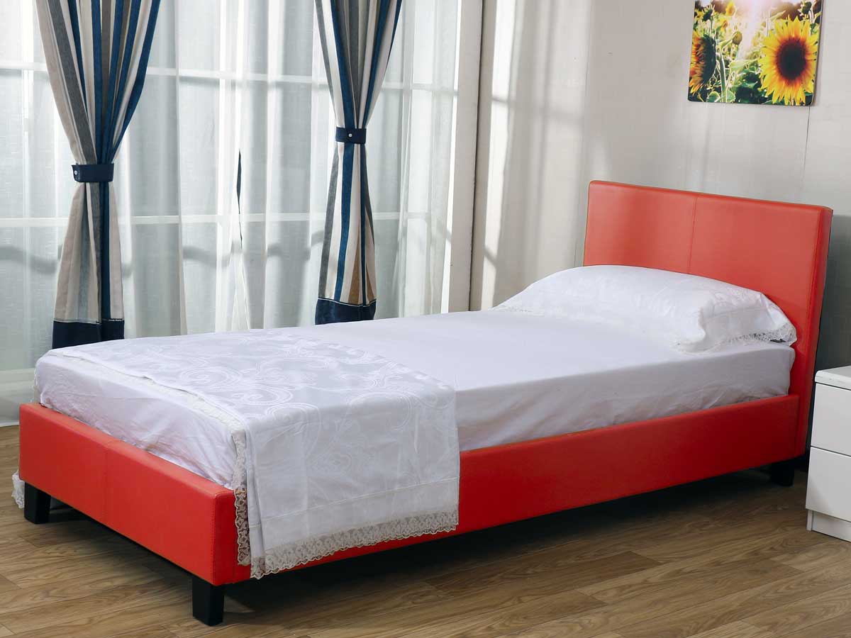 Lit enfant James - 90 x 200 cm - Rouge