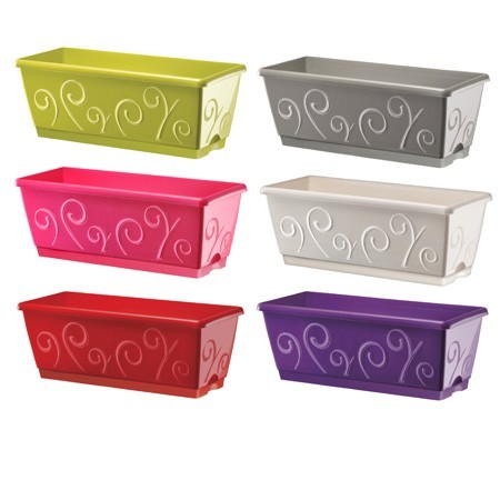 Lot de 2 jardinières Volutes - 40cm