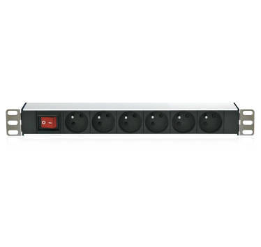 MAEC CAHORS - Rail alimentation -Panneau de distribution 1U 6PC + inter lumineux - 13P1560003