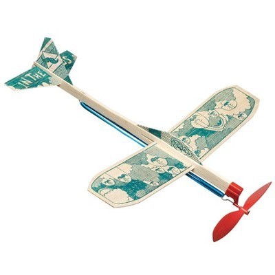 Maquette Avion en Balsa avec Elastique - In The Cloud