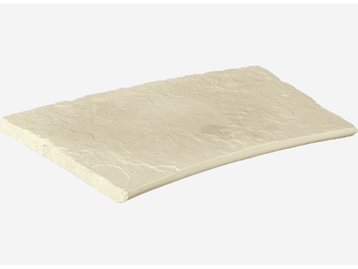Supplément margelle de piscine courbe Domus R150 - 57/47 x 3 x 33 cm