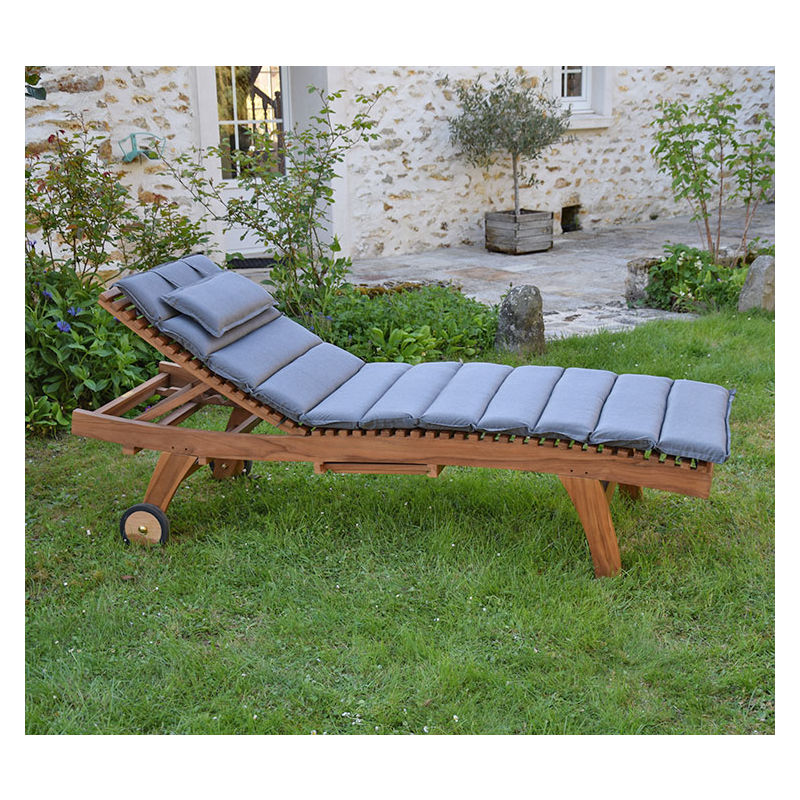 Matelas Gris pour bain de soleil - TECK'ATTITUDE