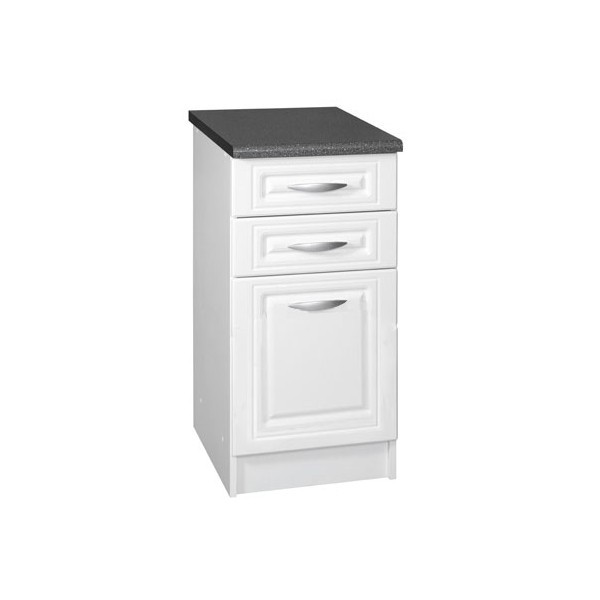 Meuble de cuisine bas 3 tiroirs 50 cm DINA
