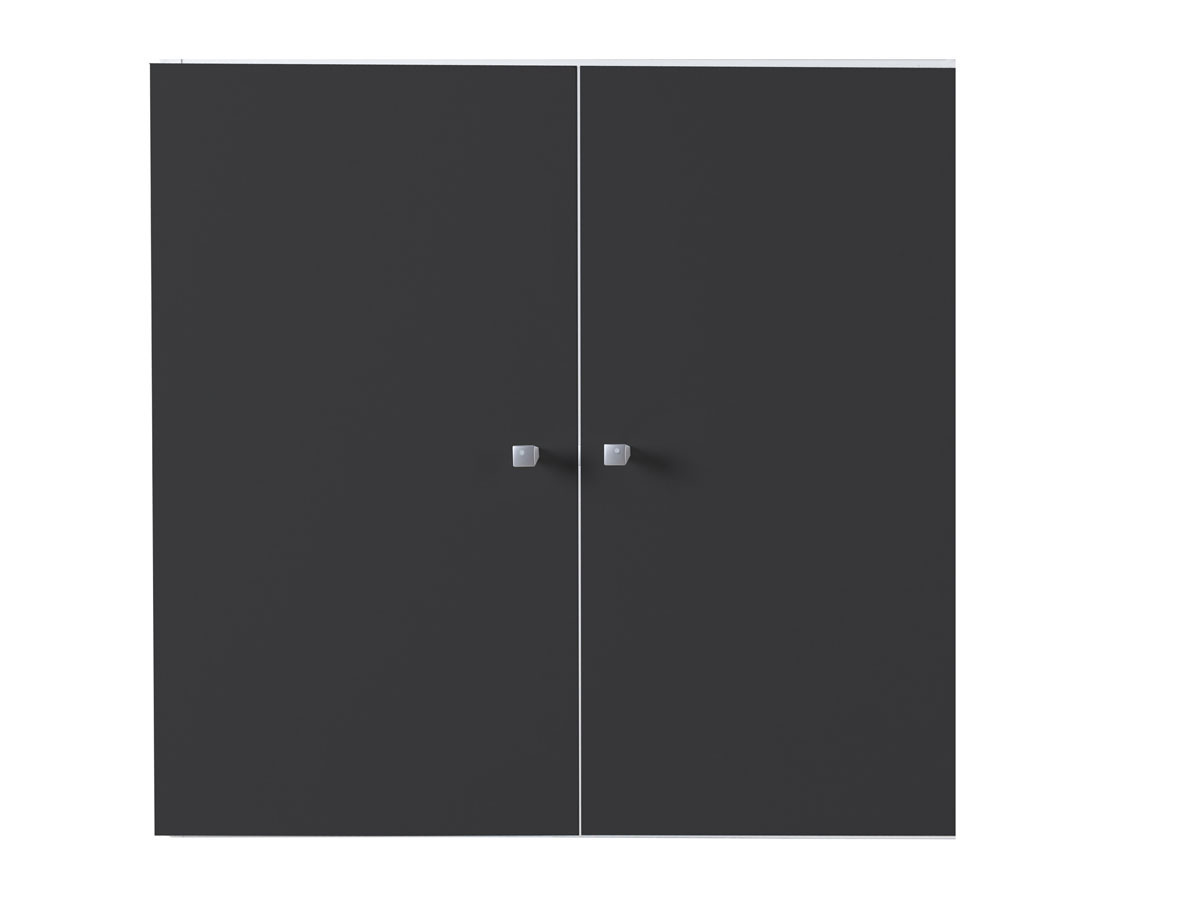 Meuble de salle de bain mural Deko anthracite 59 cm