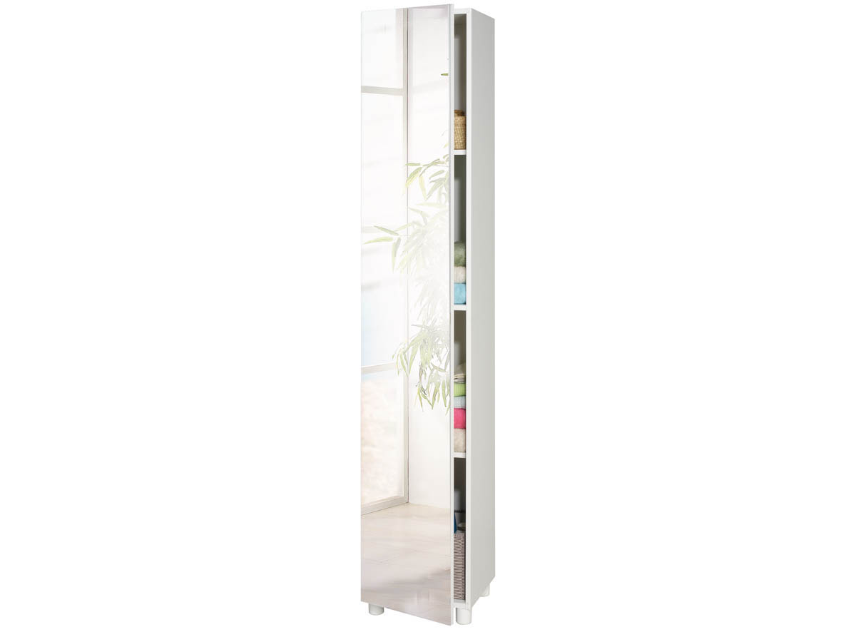 Meuble de salle de bain - Colonne Bikini - 1 porte miroir