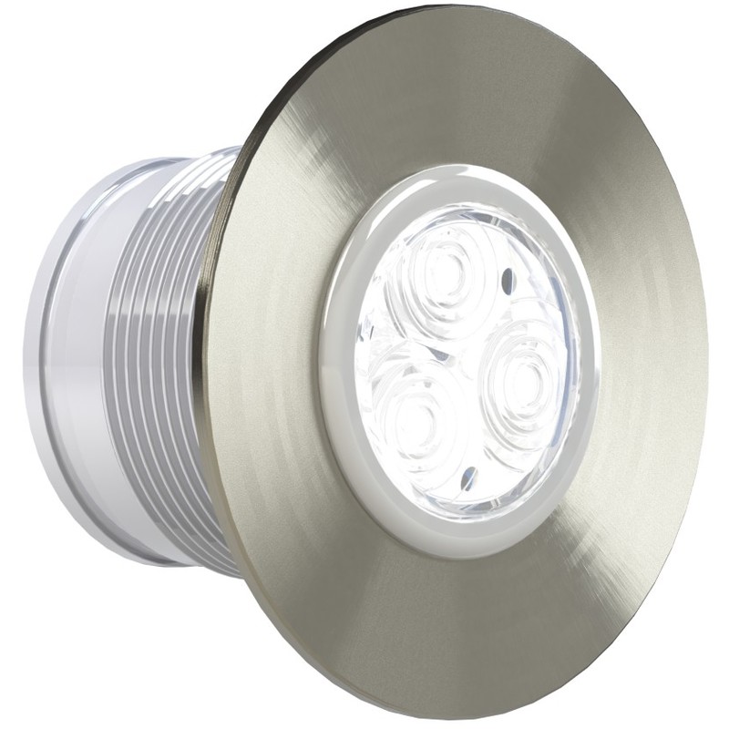 Projecteur LED piscine Mini-Bahia inox 316L - CCEI - À visser sur le refoulement | Blanc froid 14W - M12