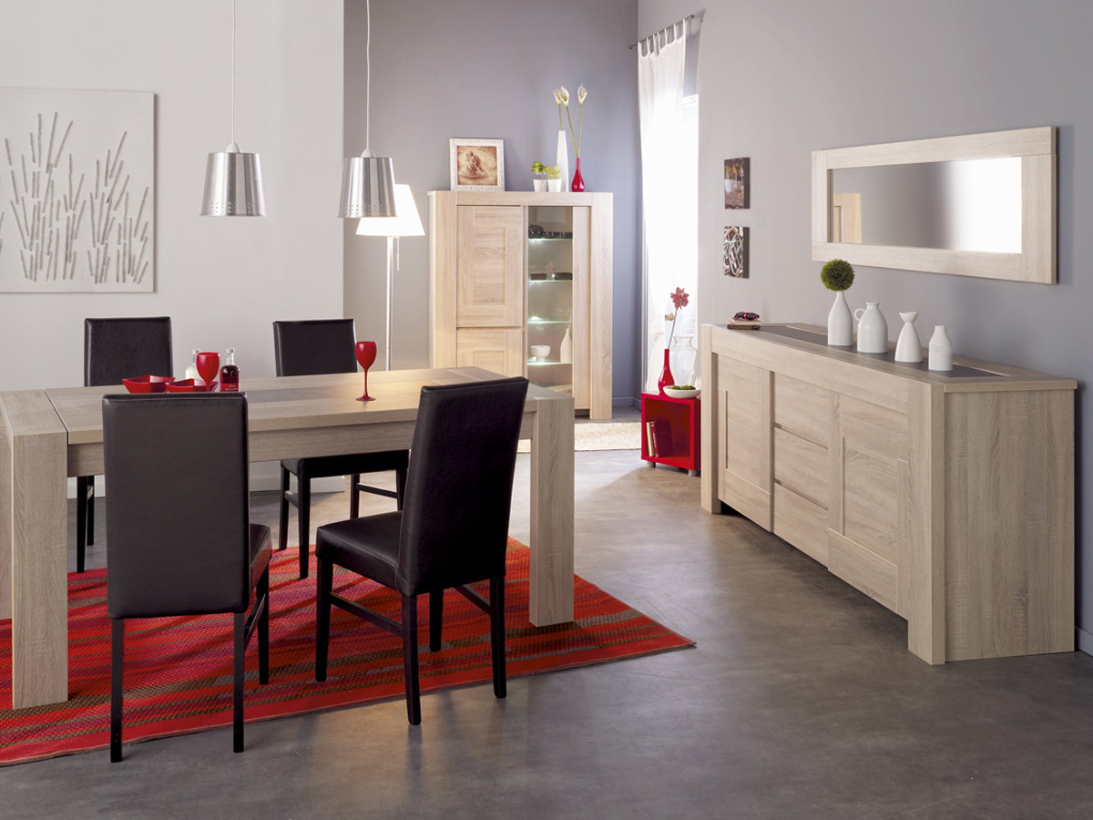 Miroir Matias- 190 x 4 x 54 cm - Coloris chêne