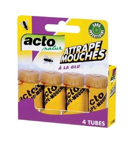 Mouches spirale glue bg 4 tubes - ACTO