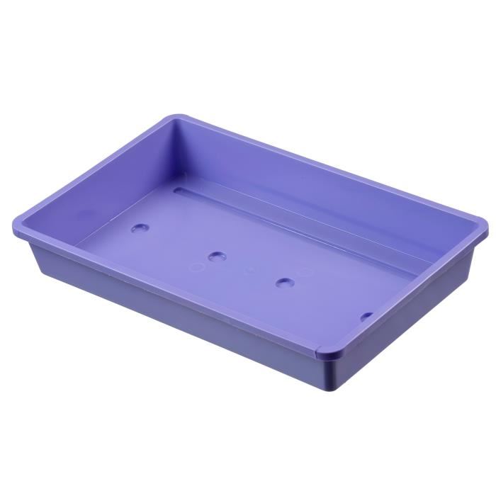 NATURE Terrine pour semis - coloris lilas 6 X 37,5 X 24cm
