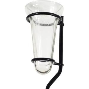 NATURE Pluviom?tre avec support métallique emboîtable, ? piquer 250mm, H20 x ?12 cm - H130 cm