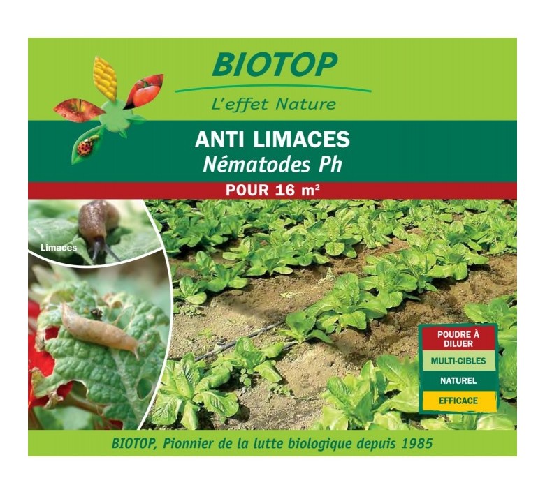Nématodes utiles PH anti limaces (30M) - BIOTOP