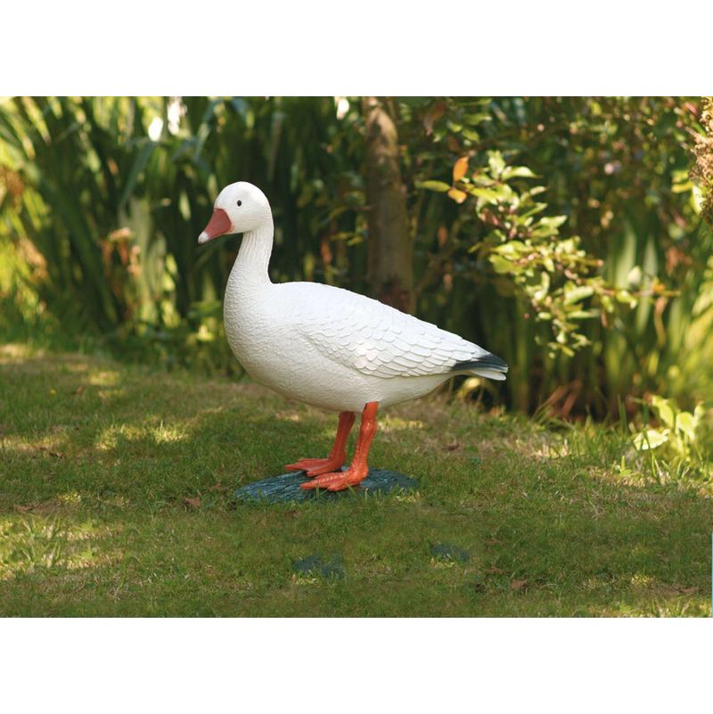 Oie blanche décorative de bassin à poser - UBBINK Oie blanche décorative de bassin à poser - UBBINK