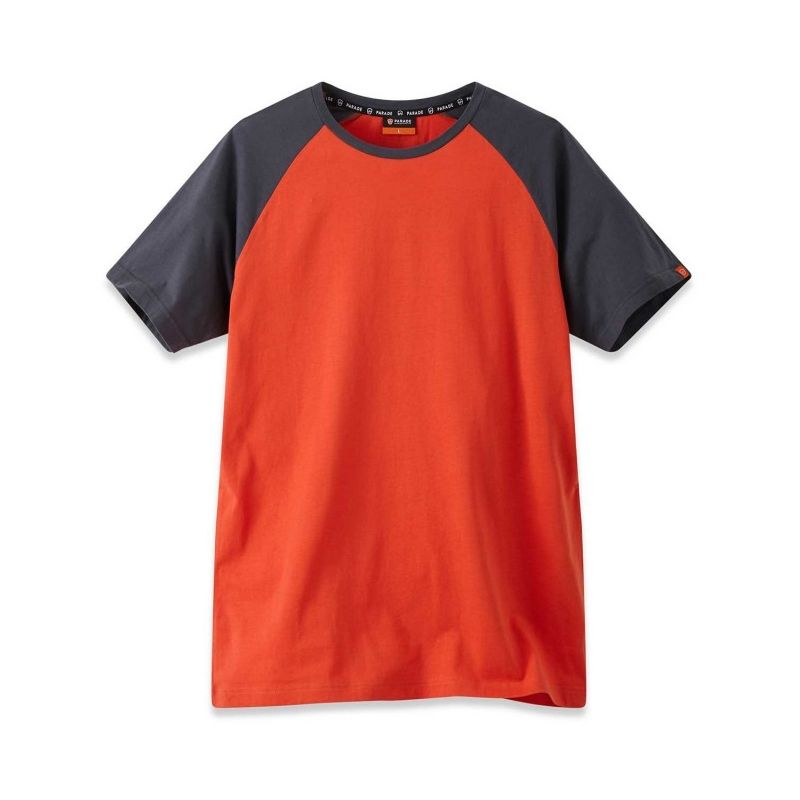 Olbia 1456- Tee-shirt de travail - Homme - taille : XXXL - couleur : Orange - PARADE