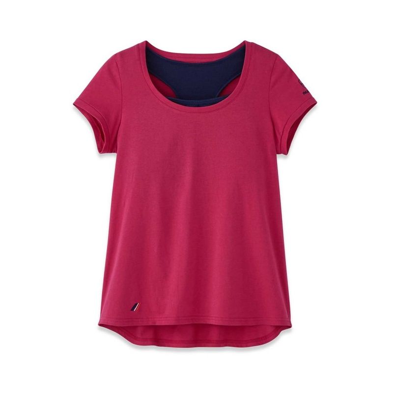 Olda 1765- Tee-shirt brassière femme - Femme - taille : S - couleur : Framboise - PARADE