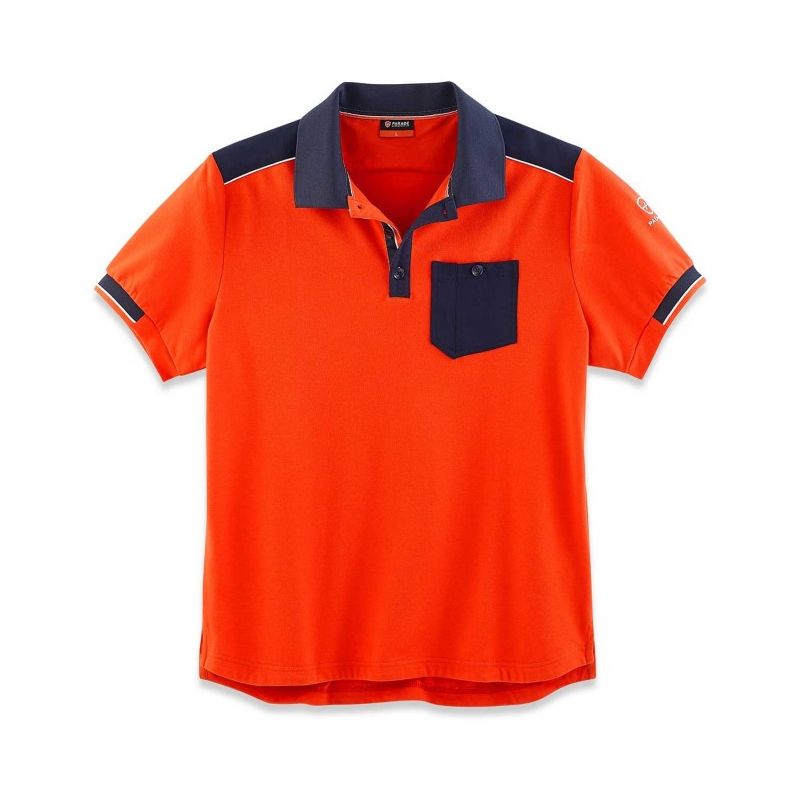 Ossey- Polo homme - Homme - taille : XXL - couleur : Orange - PARADE
