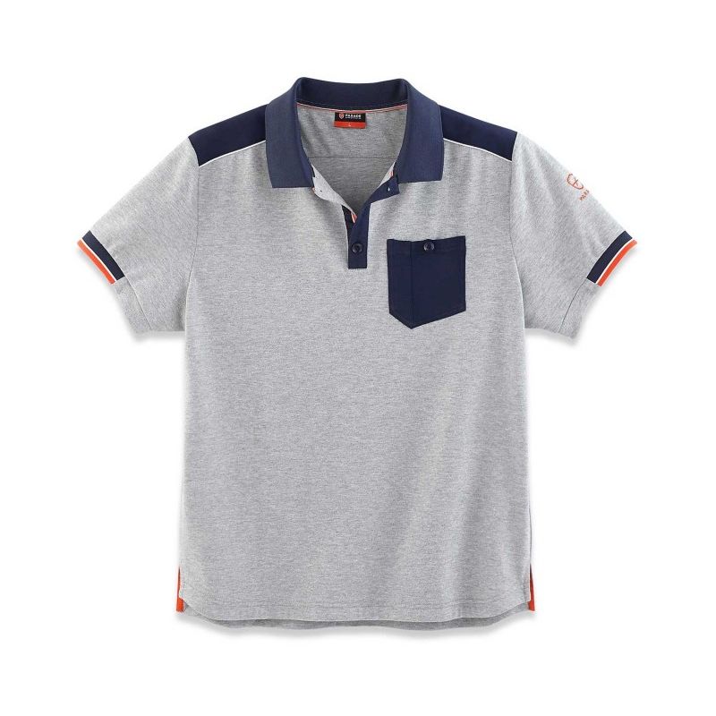 Ossey- Polo homme - Homme - taille : L - couleur : Gris - PARADE
