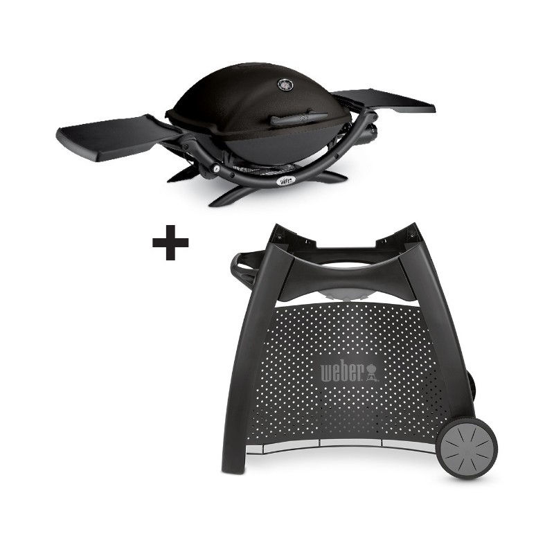Pack Barbecue Weber gaz Q2200 + Chariot