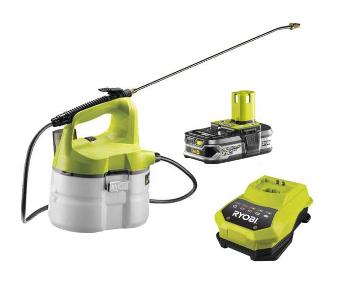 Pack pulvérisateur RYOBI 18V OnePlus 3.5L - 1 batterie 1.5Ah - 1 chargeur rapide 1.8Ah OWS1880-L15 Pack pulvérisateur RYOBI 18V OnePlus 3.5L - 1 batterie 1.5Ah - 1 chargeur rapide 1.8Ah OWS1880-L15