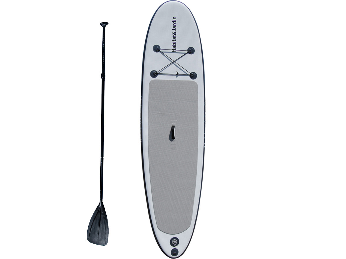 Paddle Blue water 2 - 76 x 305 cm - Gris/Blanc