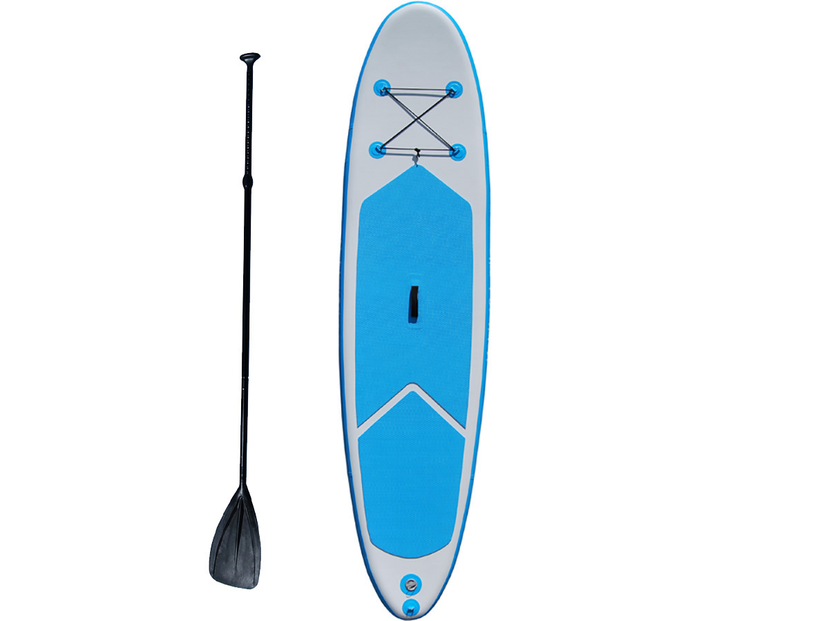 Paddle Blue water 4 - 76 x 325 cm - Bleu/Blanc