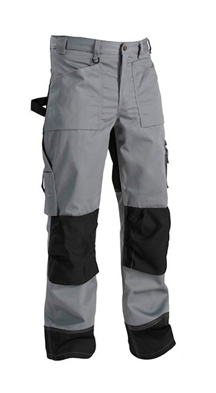 Pantalon artisan bicolore - Blaklader - 15231860 - Gris / Noir - 56C (Jambes courtes)