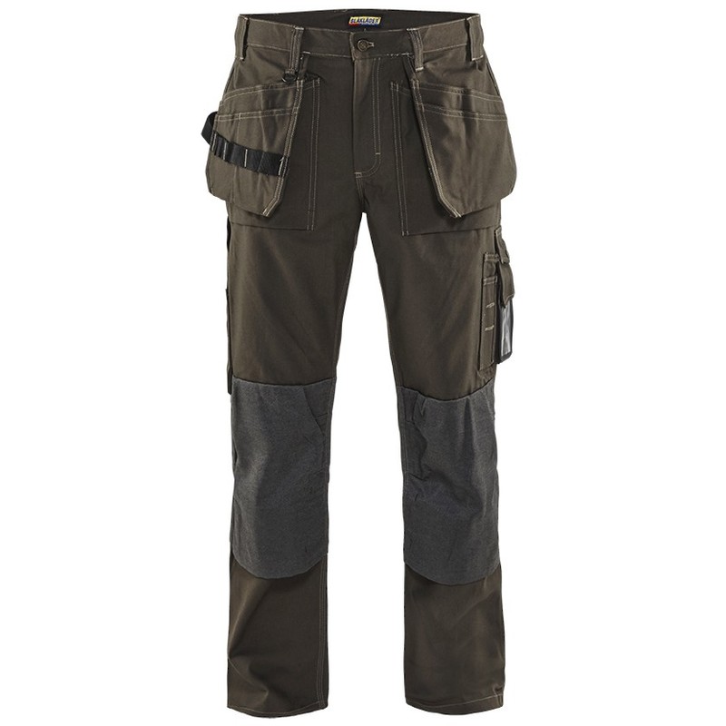 Pantalon Artisan Cordura® NYCO Vert Olive/Noir 1530 Blaklader - Vert / Noir - 40L