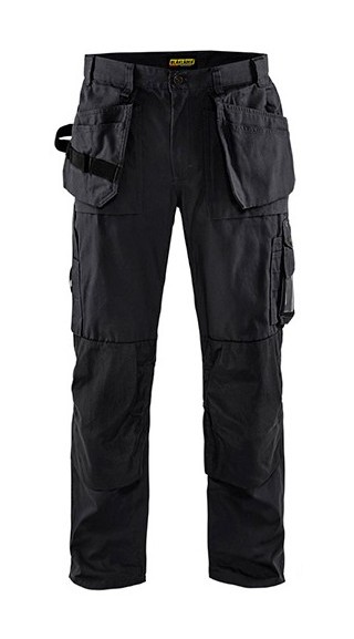 Pantalon Artisan Poches Libres - Blaklader - 15301310 - Noir - 48L (Jambes longues)