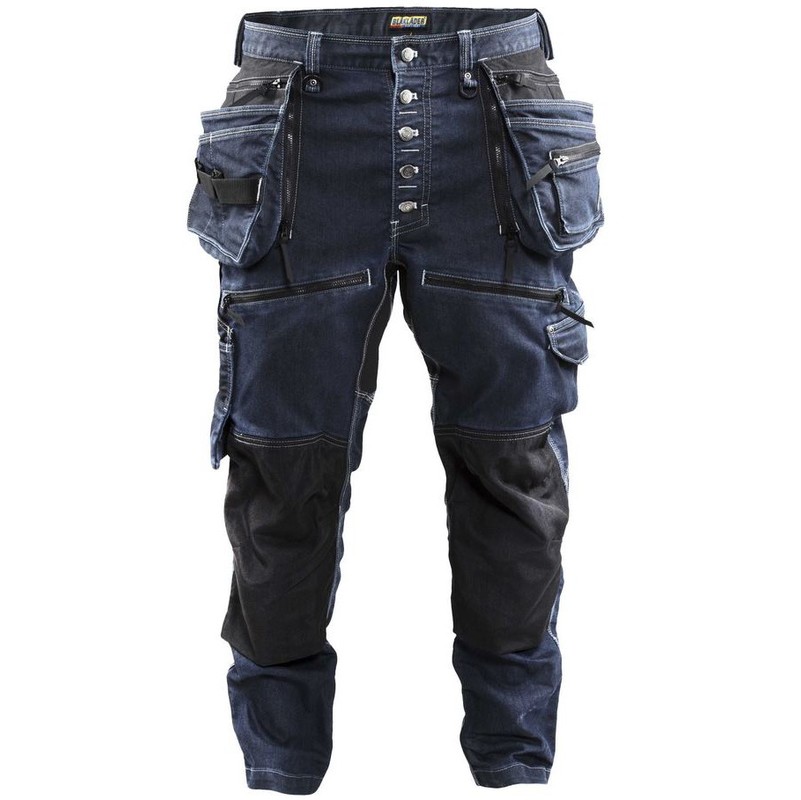 Pantalon artisan stretch Marine/Noir 1999 Blaklader - Marine/Noir - 46