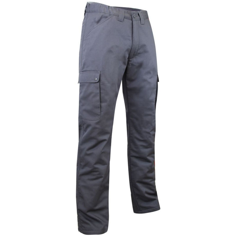 Pantalon cargo doublé polaire traité déperlant thermique et imperméable Ours LMA Gris Foncé 50