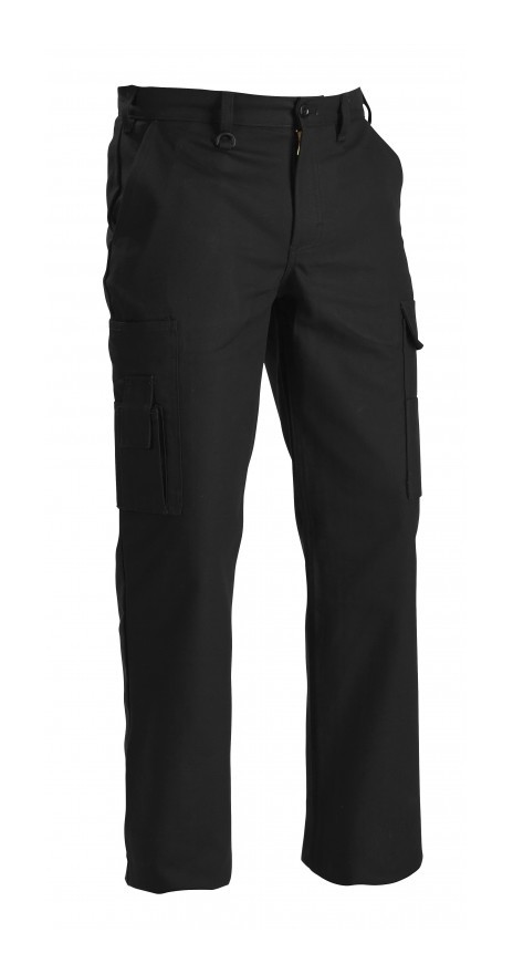 Pantalon Cargo Noir 100% coton 1400 Blaklader - Noir - 44