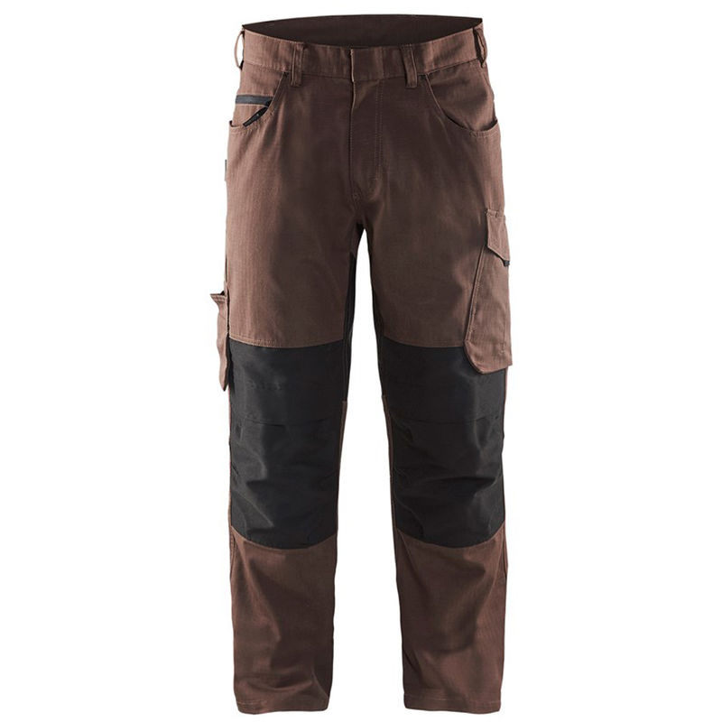 Pantalon de travail Blaklader Services Ripstop Marron / Noir 42