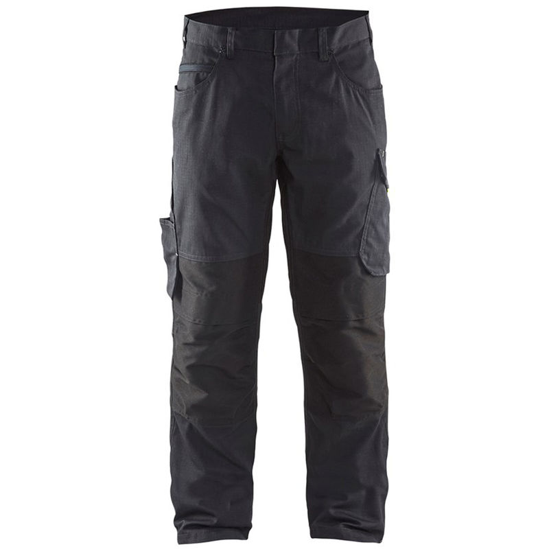 Pantalon de travail Blaklader Services Ripstop Noir / Gris Foncé 50