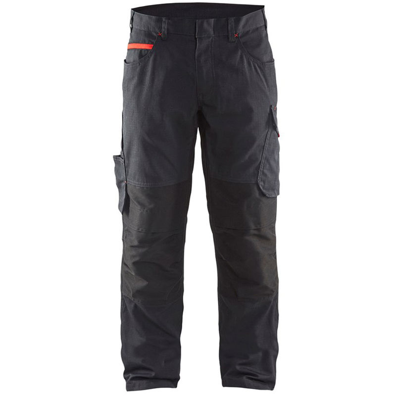 Pantalon de travail Blaklader Services Ripstop Noir / Rouge 52