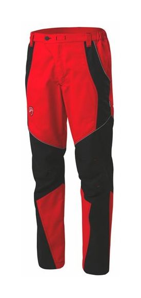 Pantalon de travail INN-WARMUP 10DUC3 Rouge-Noir - 35% coton 65% polyester - Ducati - taille: 58R - DUCATI WORKWEAR