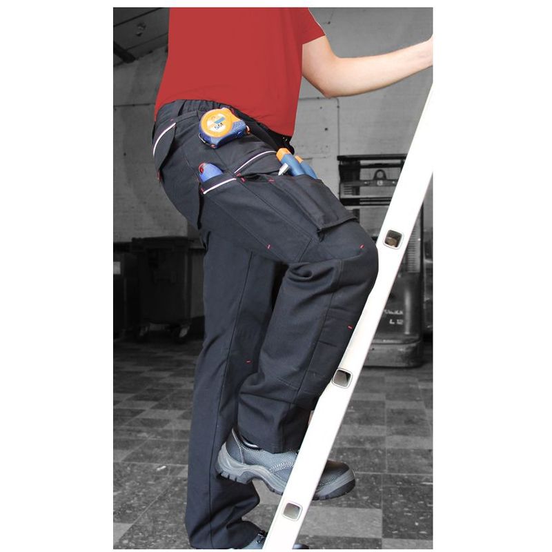 Pantalon de travail Multipoches LMA extensible Basalte Noir 38