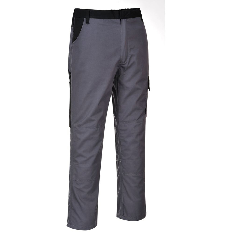 Pantalon de travail Multipoches Portwest Texo Munich Gris Poches Noires XXL