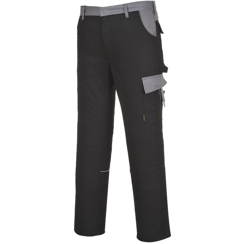 Pantalon de travail Multipoches Portwest Texo Munich Noir Poches Grises L