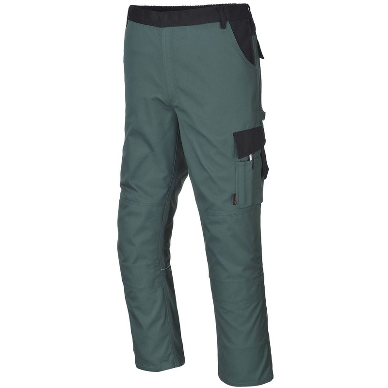 Pantalon de travail Multipoches Portwest Texo Munich Vert Poches Noires L