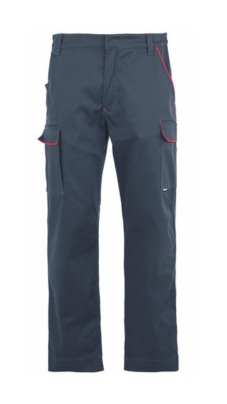 Pantalon de travail Stretch INN-MOTION 10DUC17 Bleu marine - 60% coton 38% polyester 2% élasthanne - Ducati - taille: 42R - DUCATI WORKWEAR