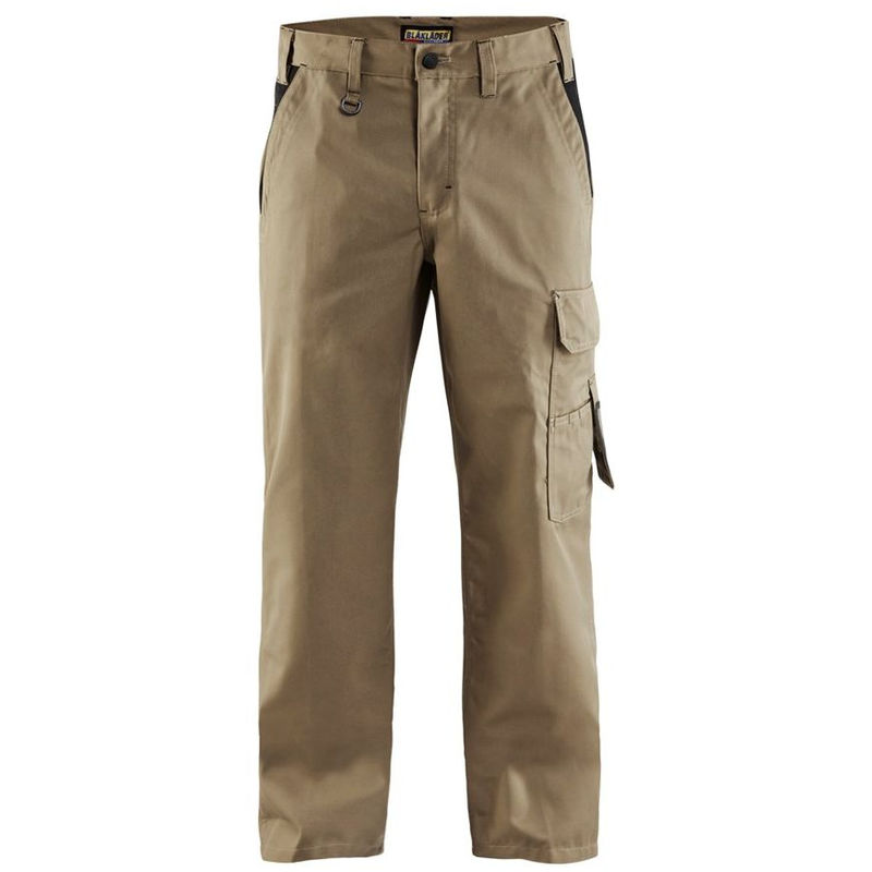 Pantalon de travail polycoton Blakalder Industrie bicolore Noir Poches Bleues 42 - BLAKLADER