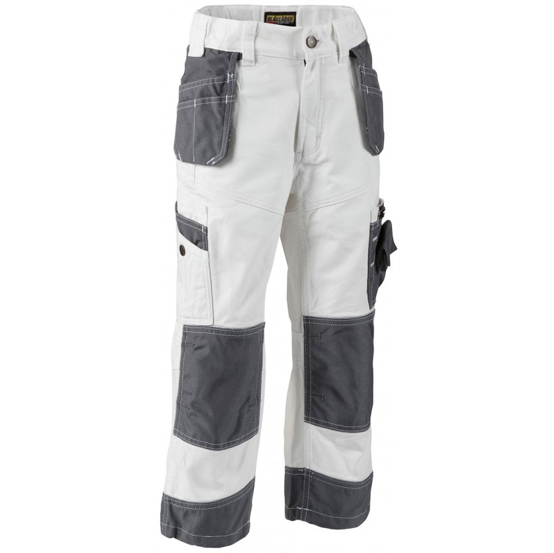 Pantalon X1500 enfant Blanc/Gris 1547 Blaklader - Blanc / gris - 102