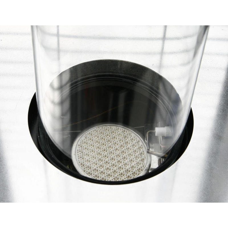 Parasol Chauffant au Gaz OPTICAL PRO - Vraie flamme Gris - EMPASA