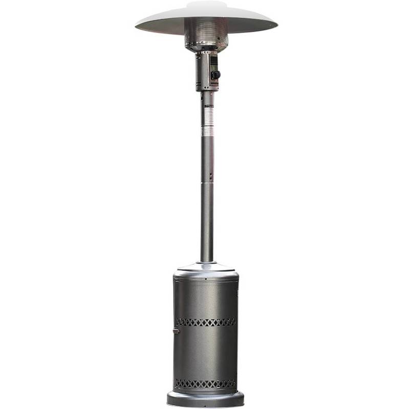 PARASOL CHAUFFANT RELAX 1 - 11.7 KW - ARGENTE - HABITAT ET JARDIN