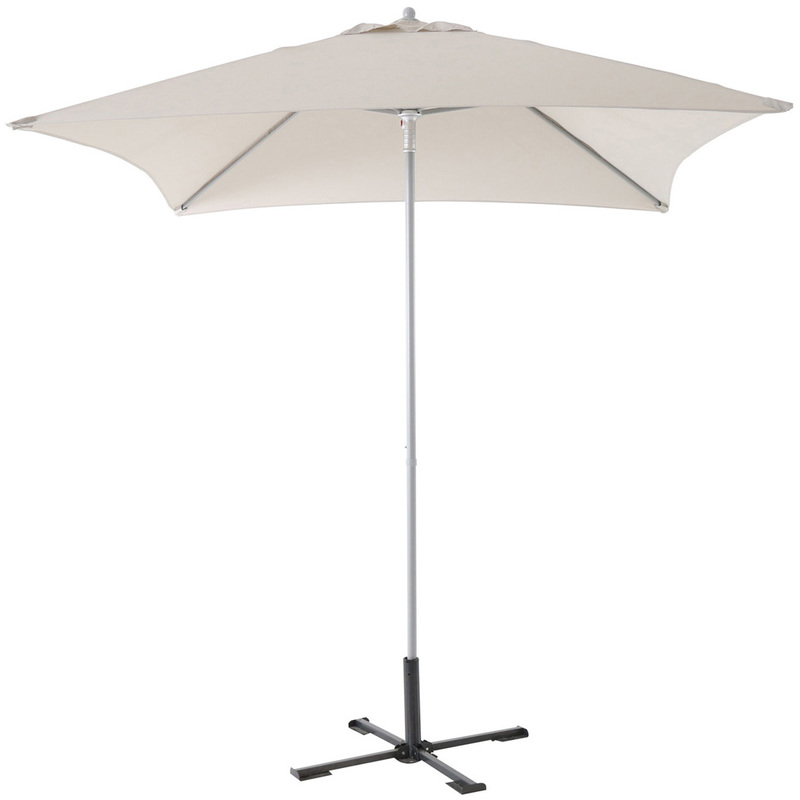 Parasol droit Anzio - 2 x 2 m - Sable - HESPERIDE