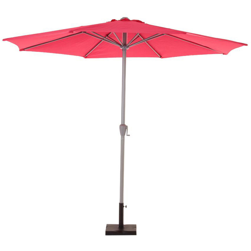 Parasol droit Fidji - 3 m. - Framboise - HESPERIDE Parasol droit Fidji - 3 m. - Framboise - HESPERIDE